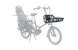 Panier optionnel ici en place sur un longtail KIFFY Capsule bleu minéral