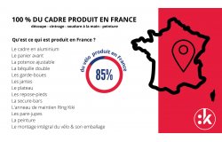 85% des composants KIFFY sont fabriqués en France