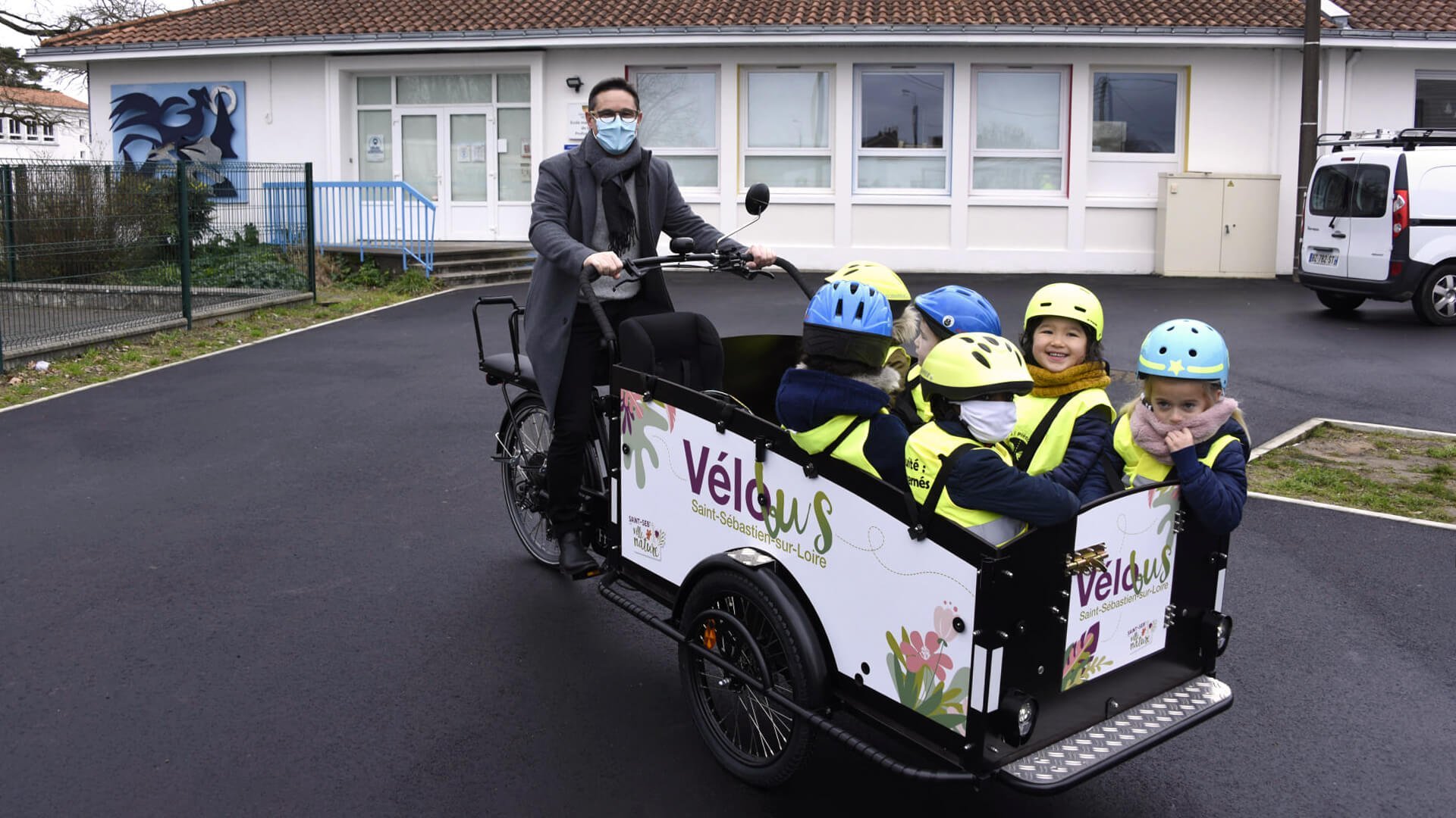 Vélobus à Saint-Sébastien-sur-Loire (44)