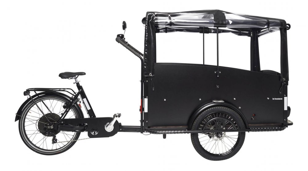 vélobus avec protection pluie sur le coffre (en option) vélobus avec protection pluie sur le coffre (en option)