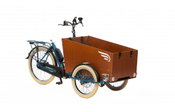 Triporteur électrique Bakfiets Confort avec assistance pédalier Shimano