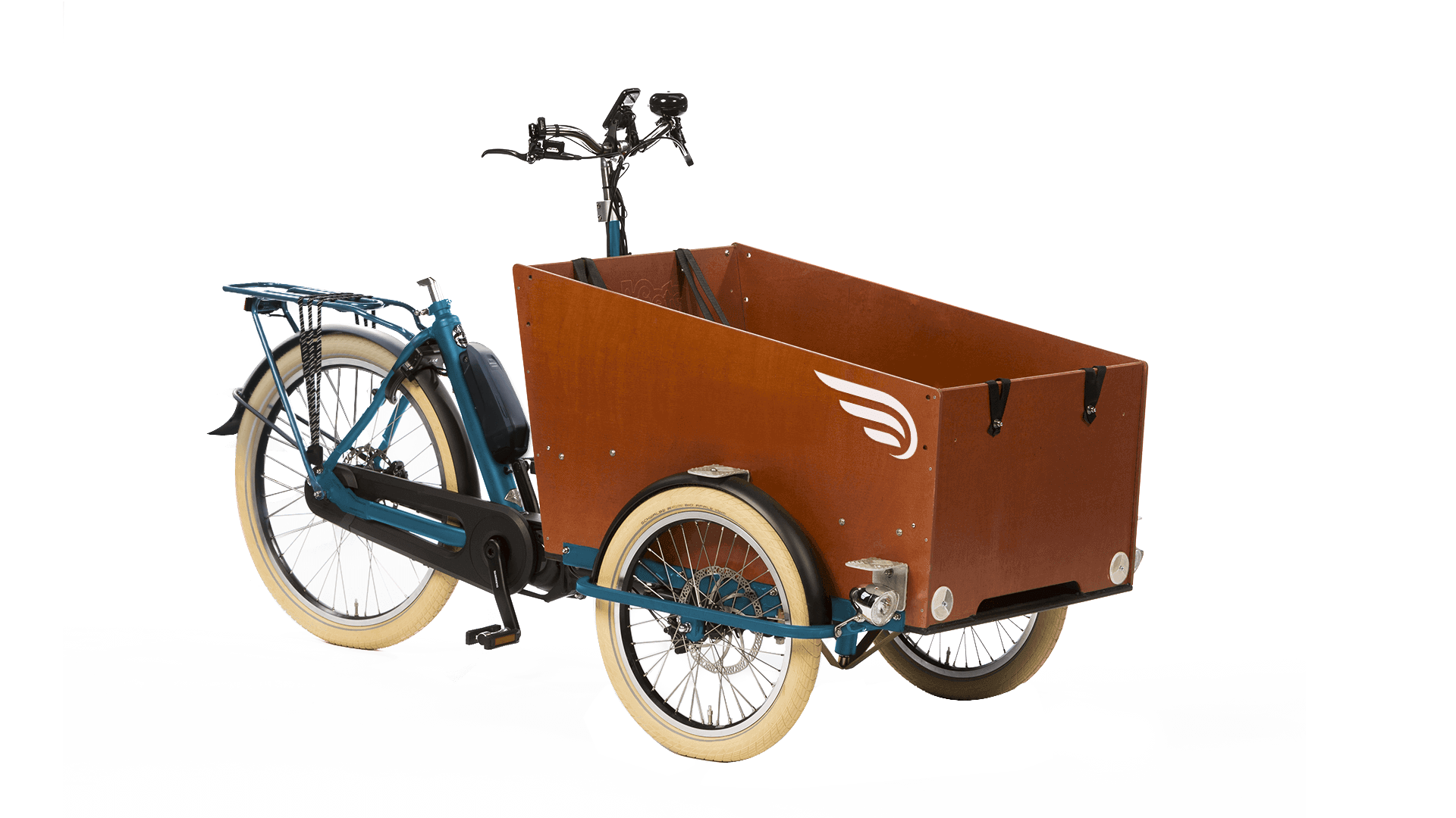 Triporteur électrique Bakfiets Confort avec assistance pédalier Shimano