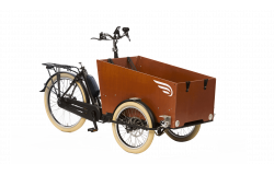 Triporteur électrique Bakfiets Confort avec assistance pédalier Shimano