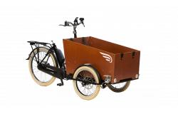 Triporteur électrique Bakfiets Confort avec assistance pédalier Shimano