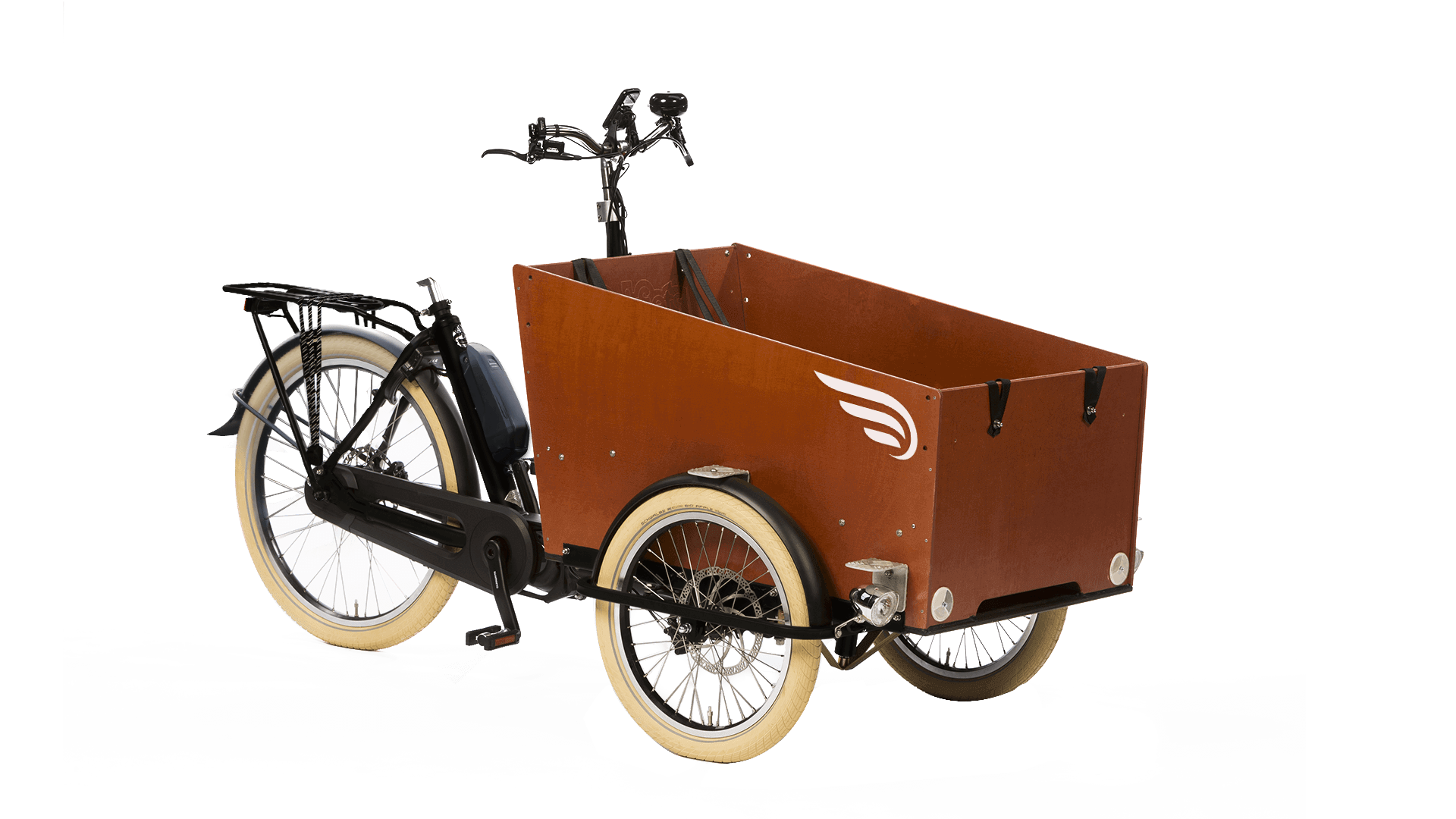 Triporteur électrique Bakfiets Confort avec assistance pédalier Shimano