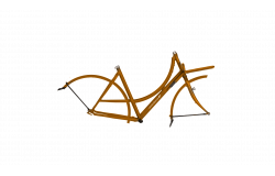 Cadre orange foncé