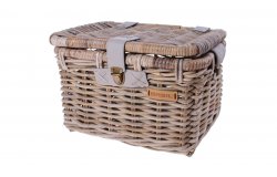 Basil Denton coffre de luxe panier moyen nature grey 13046