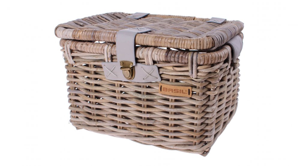 Basil Denton coffre de luxe panier moyen nature grey 13046
