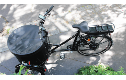 Bâche noire pour triporteur Nihola - Magasins de vélos électriques