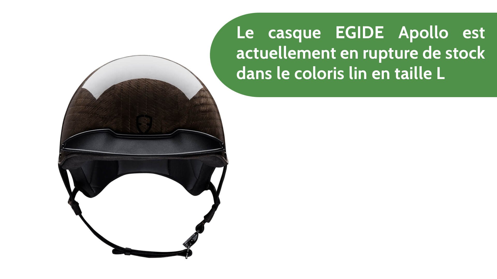 Casque EGIDE Apollo lin vu de face