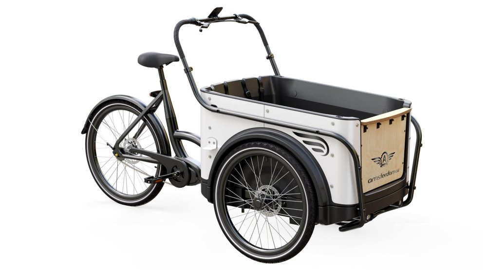 A scooter elétrica do piloto urbano em sua configuração básica