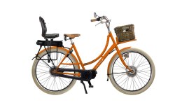 Vélo électrique Double Dutch moteur pédalier, option selle Brooks