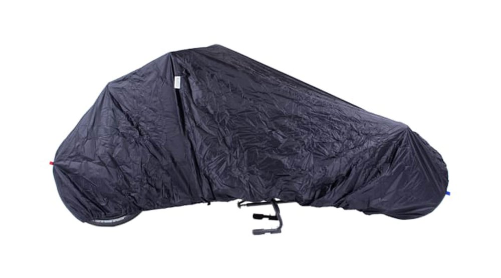 Housse de vélo Cargo Cargo, Pour 2 roues avec tente pluie, Noir, Maxxcovers