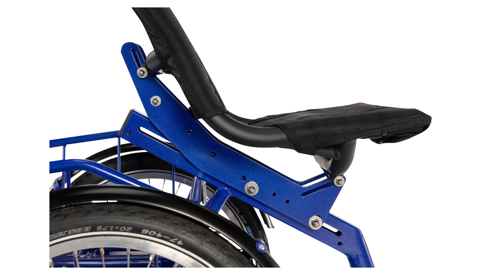 Le tricycle Liberty electrique avec enjambement bas