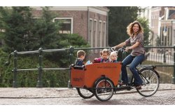 Le vélo cargo familial par excellence puisque 4 enfants peuvent monter dans la caisse ! 