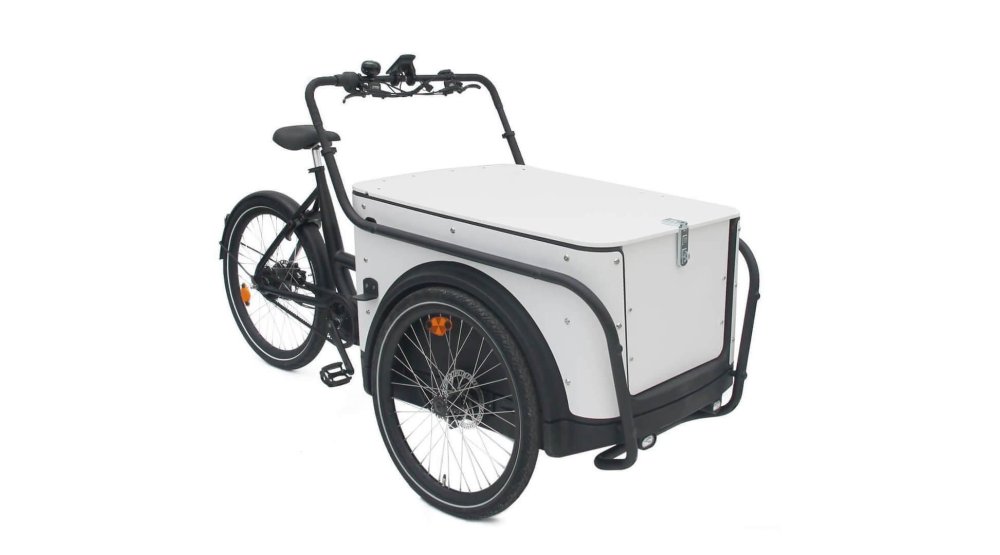 Le triporteur électrique Urban Rider Pro dans sa configuration de base
