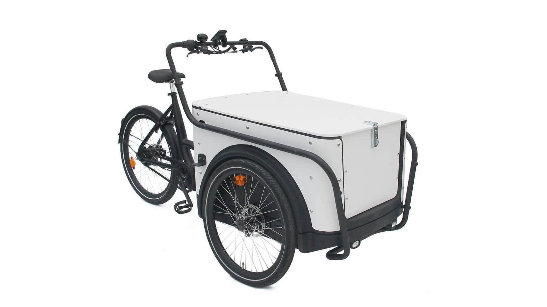 Le triporteur électrique Urban Rider Pro dans sa configuration de base