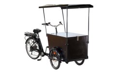 Triporteur Livreur électrique Amsterdam Air Pro avec auvent