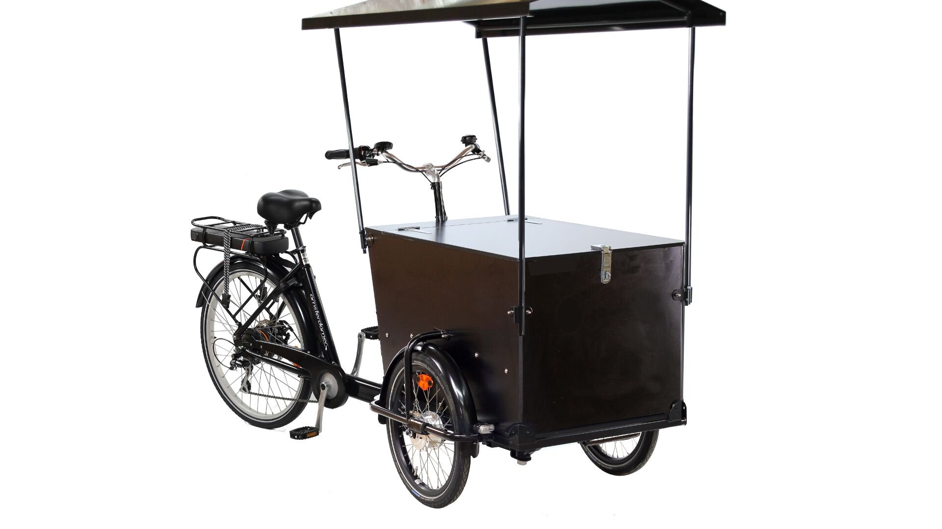 Triporteur Livreur électrique Amsterdam Air Pro avec auvent