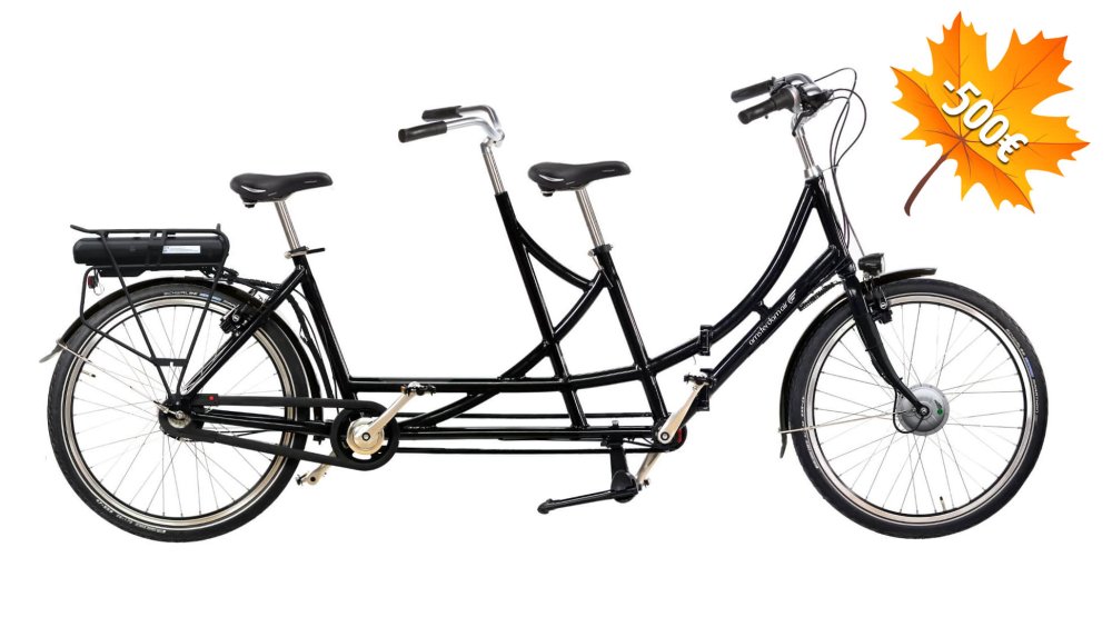 500€ de remise immédiate sur ce modèle déjà personnalisé du tandem électrique pliant 26" 