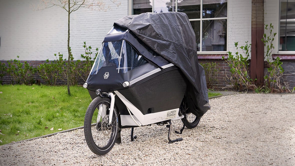 Housse de pluie pour vélo cargo XL 