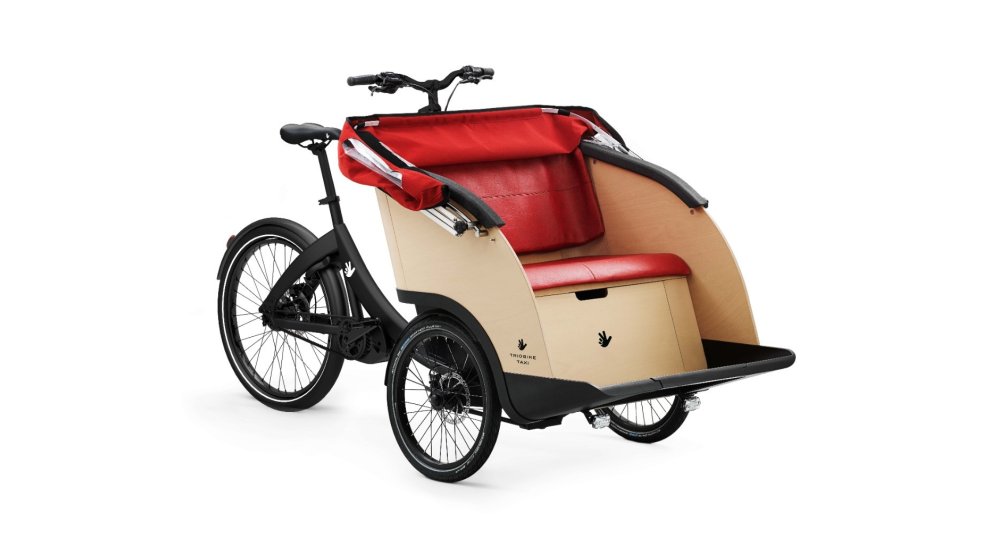 Triporteur électrique Triobike Taxi - Moteur pédalier Bosch et boîte Enviolo CA z