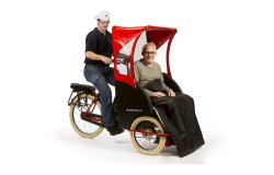 Triporteur transport adulte rickshaw vélo taxi