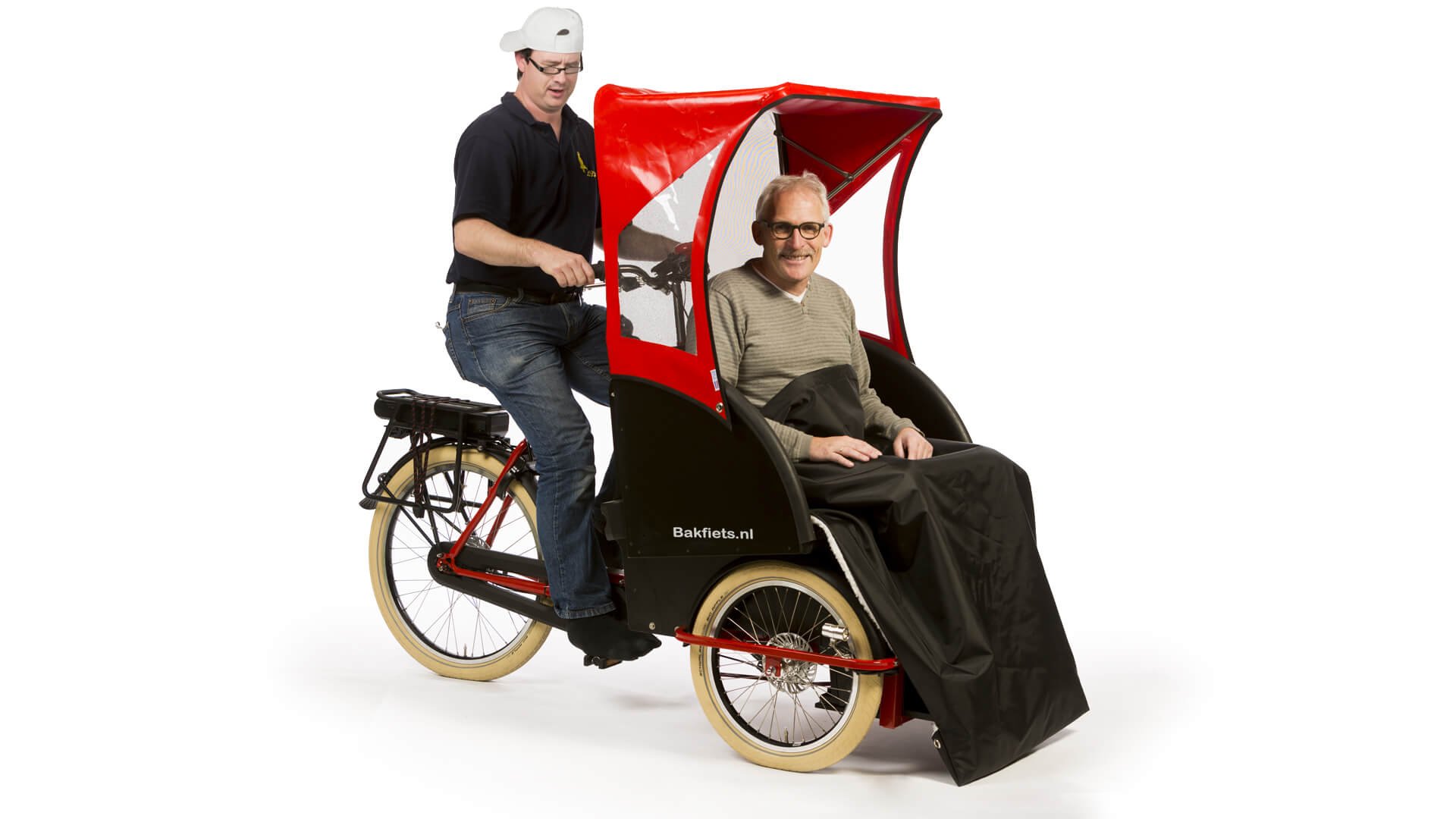 Triporteur transport adulte rickshaw vélo taxi