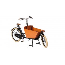 Biporteur Bakfiets.nl court avec pneumatiques Big Apple