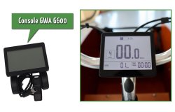 Console GWA G600 avec 8 niveaux d'assistance