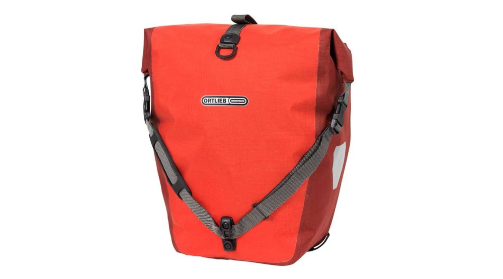 Deux sacoches arrière Ortlieb Roller Plus,rouge