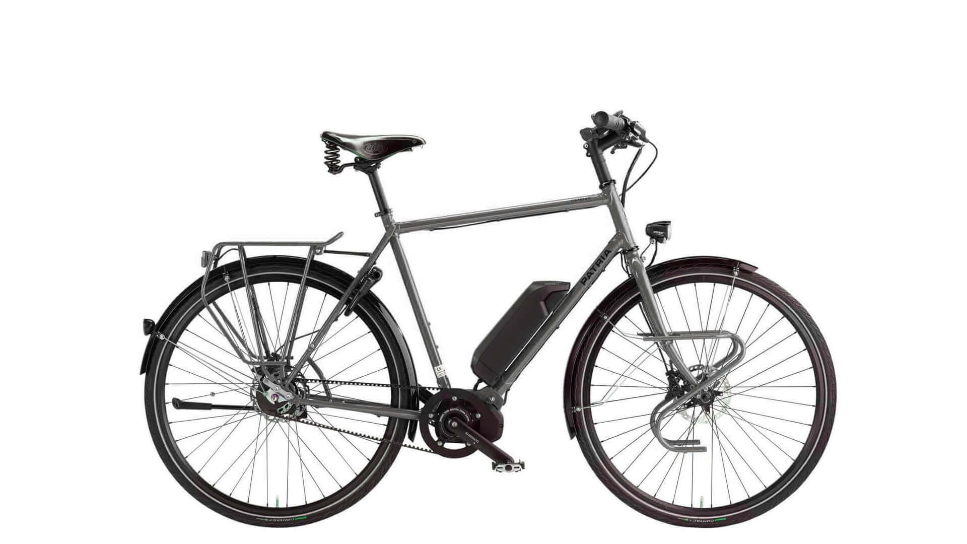 Ranger Hybrid 28″, moteur Shimano Steps E6100, Alfine 11 vitesses Di2, vernis gris sépia, XT Disc, batterie 504 Wh