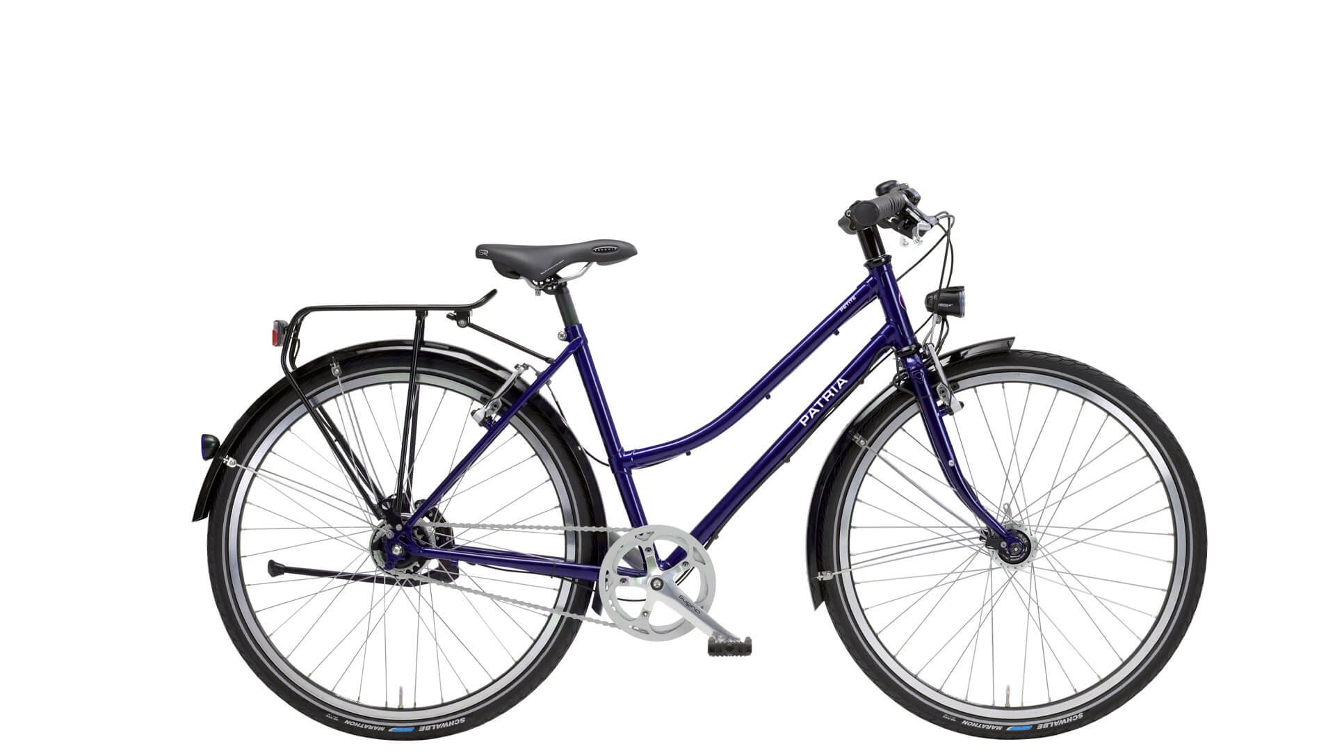 Vélo polyvalent adapté aux petites tailles - modèle Petite en bleu brillant
