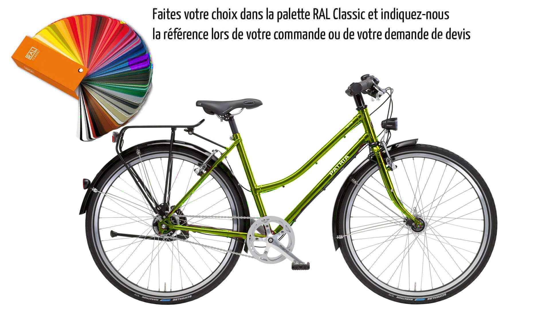 Personnalisé votre vélo Petite selon vos envies ! Un choix illimité de couleurs s'offre à vous 
