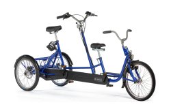 Tandem tricycle avec option assistance électrique