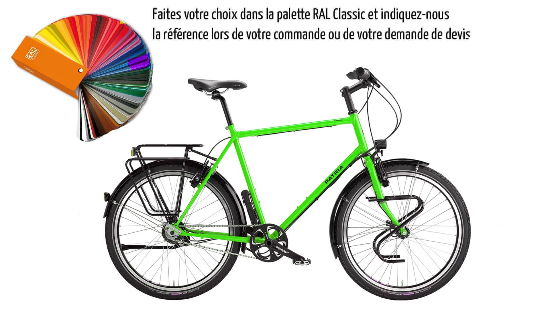 Personnalisez la couleur de votre vélo Terra -