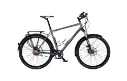 VTT sportif MTB Trail de Patria avec cadre Diamant gris ardoise