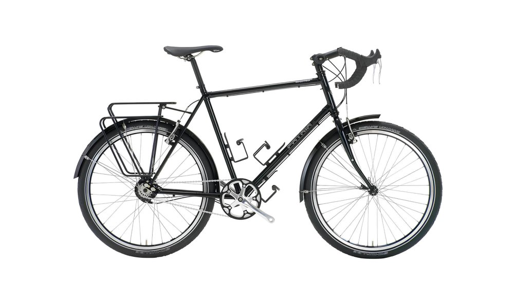 Randonneur 26'' de Patria avec cadre noir brillant