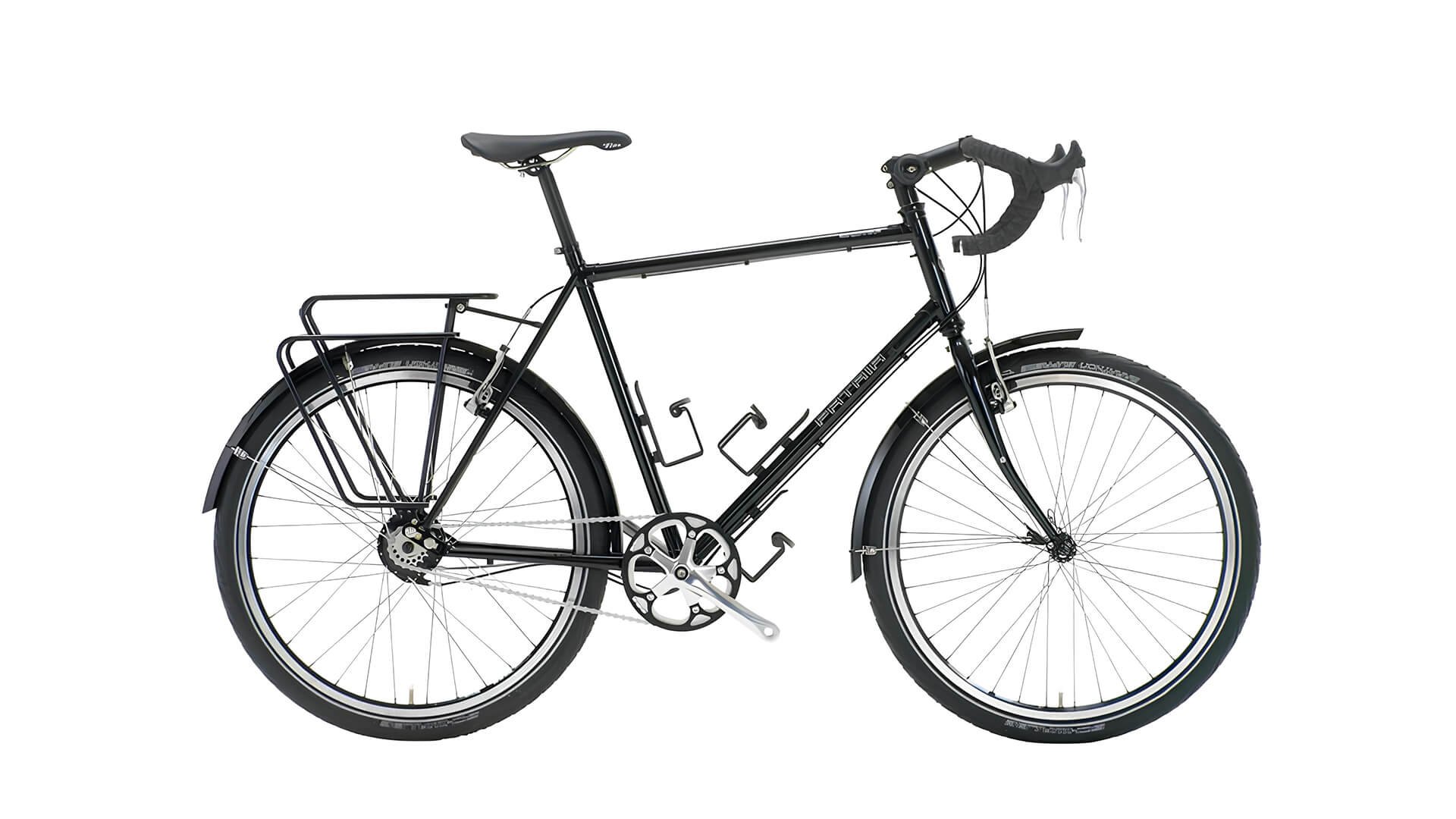 Randonneur 26'' de Patria avec cadre noir brillant