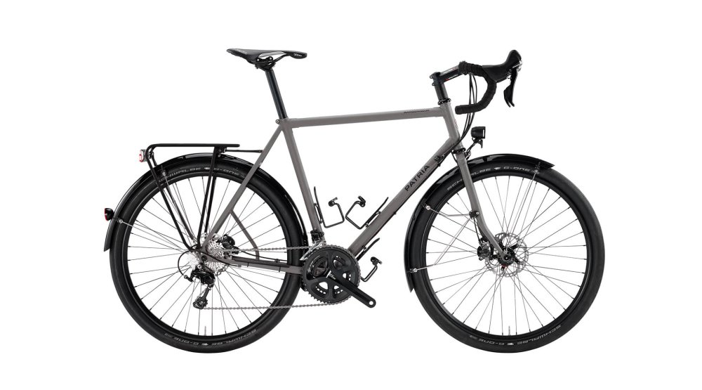 Randonneur Zona avec transmission Ultegra 30 vitesses, freins à disque Avid BB 7 SL et porte-bouteille