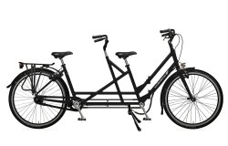 Tandem pliant 28" avec cadre noir