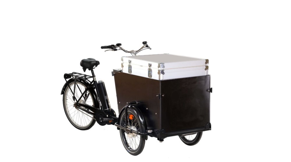 Triporteur Amsterdam Air Pro Frigo Pendix dans sa configuration de base