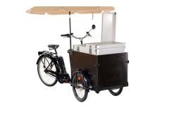 Triporteur Amsterdam Air Pro Frigo Pendix personnalisé avec porte sur le dessus