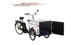 Triporteur Amsterdam Air Pro Pendix avec porte avant et parasol 