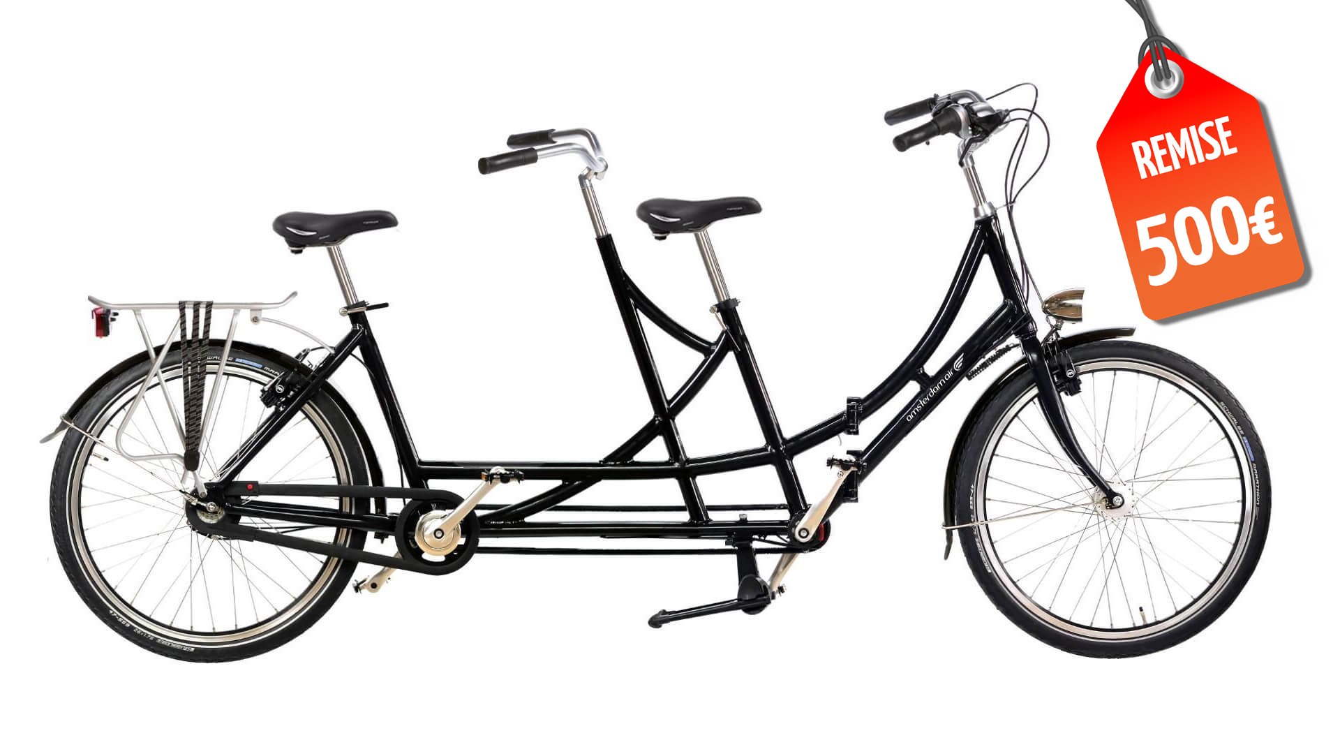 500€ de remise immédiate sur cette version déjà configurée du tandem pliant musculaire 26"