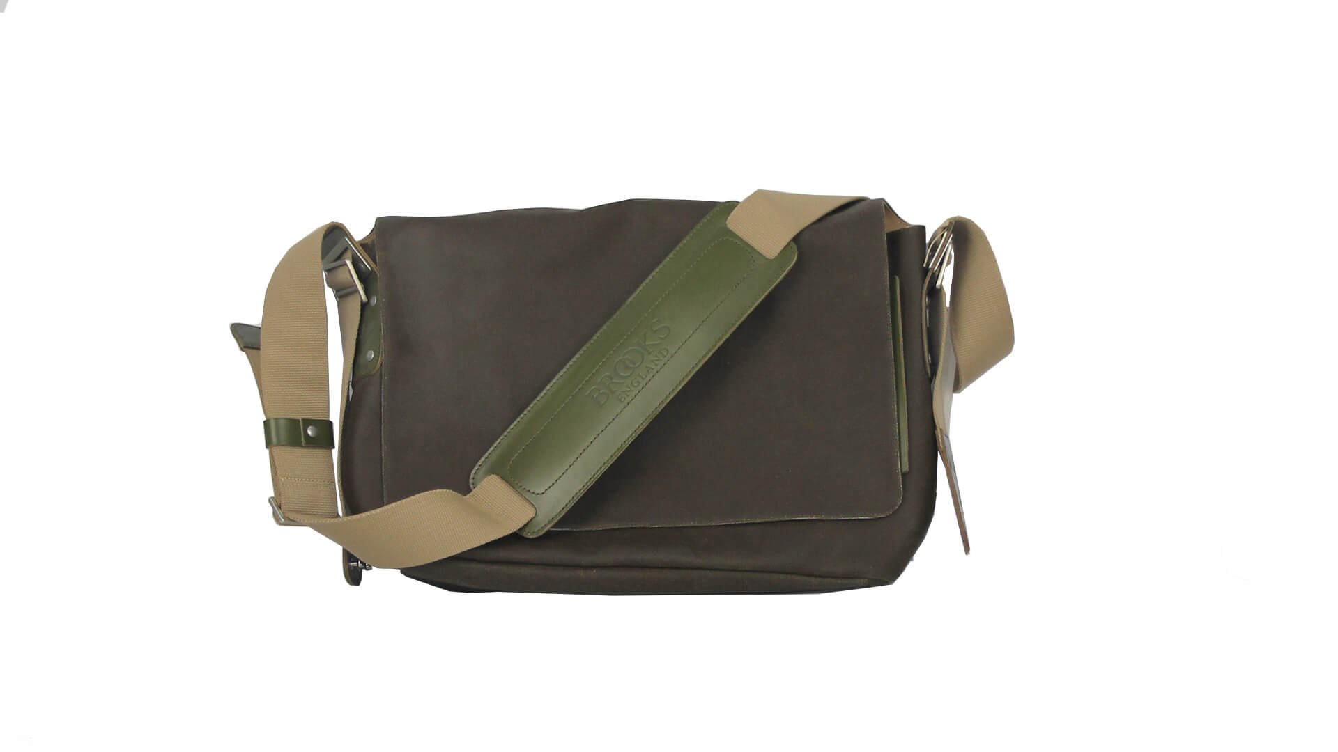 Sac Brooks Messenger vert mousse