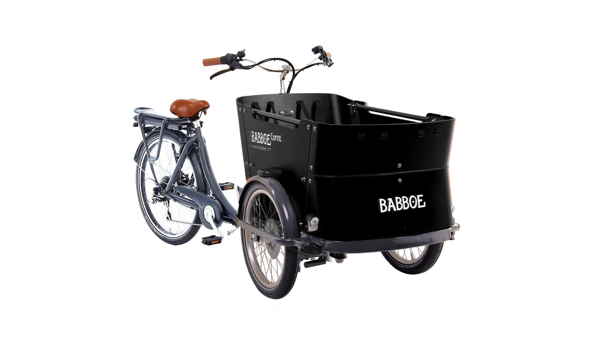 Babboe E-Curve avec coffre noir