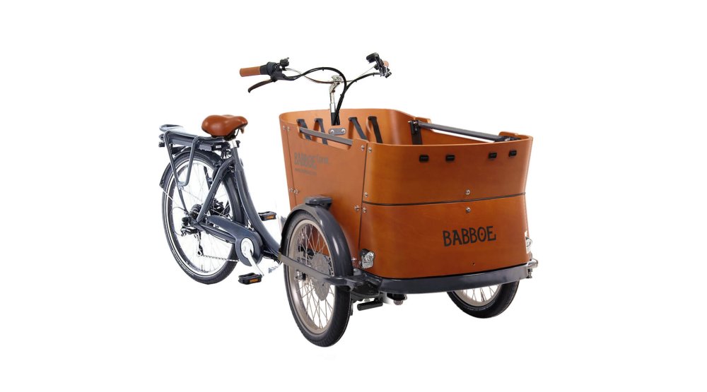 Babboe E-Curve avec coffre miel