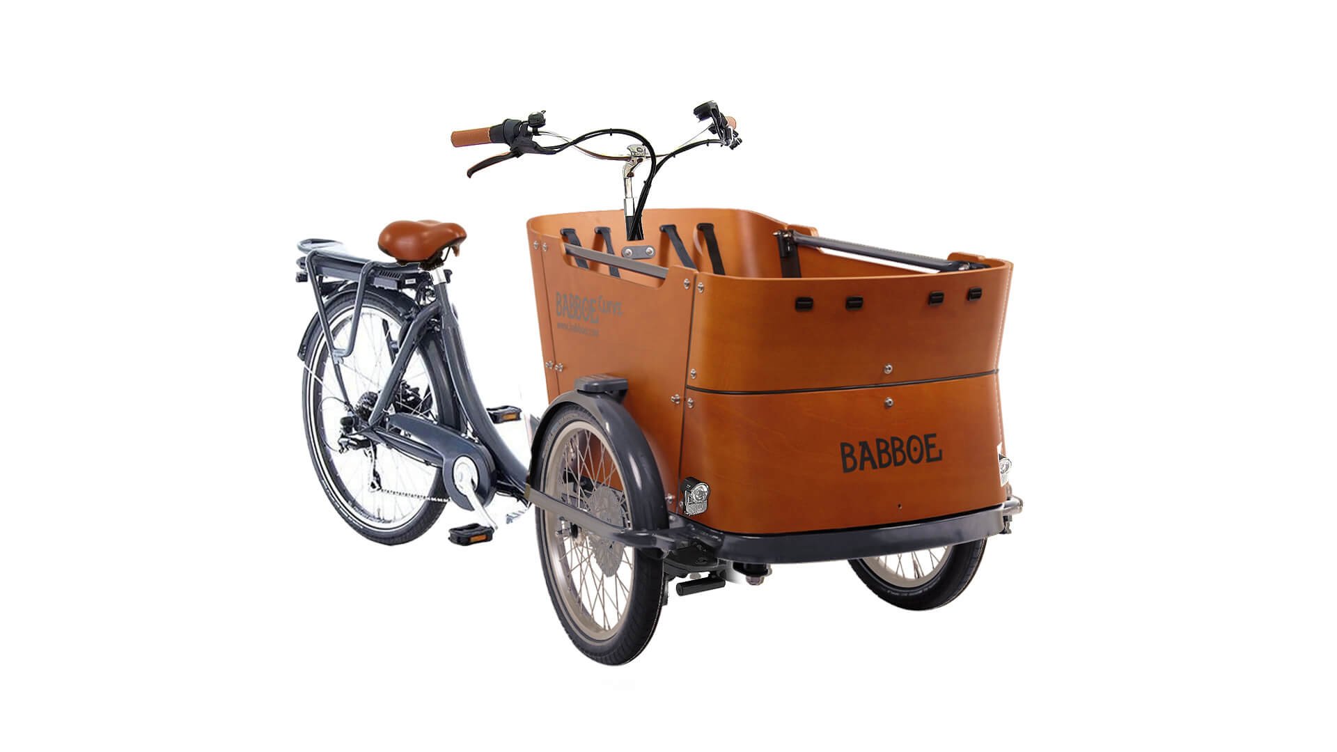 Babboe E-Curve avec coffre miel