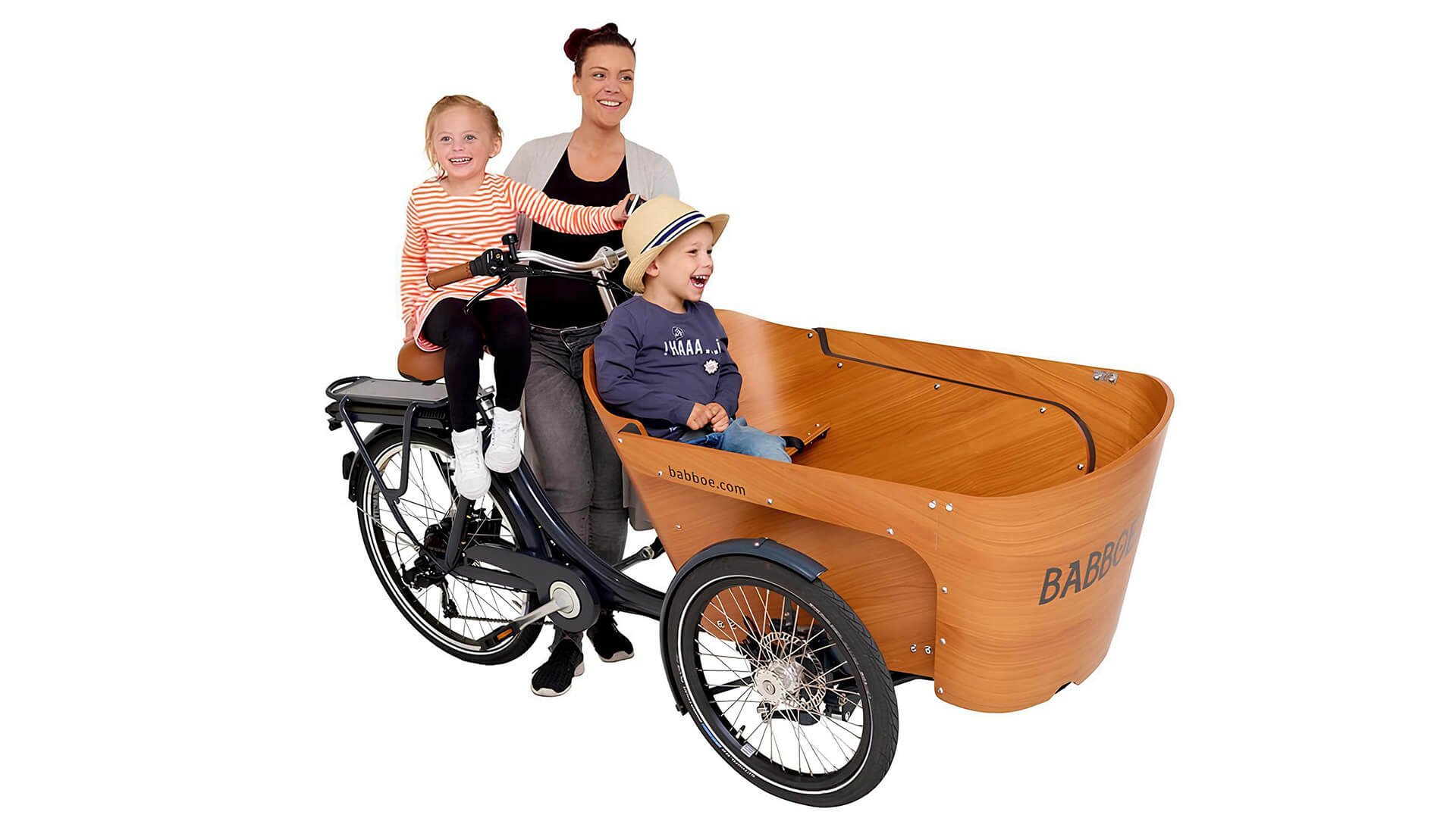 Transportez jusqu'à 4 enfants grâce à sa large caisse ! 